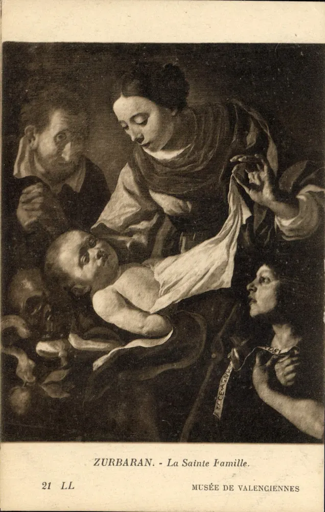 Die Heilige Familie — Werk von Zurbaran — Museum von Valenciennes - Vorderseite