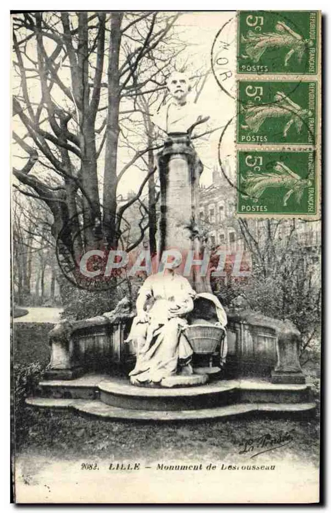 LILLE — Monument de Losousseau — éditeur La Pradelle, n° 2082 - Frente