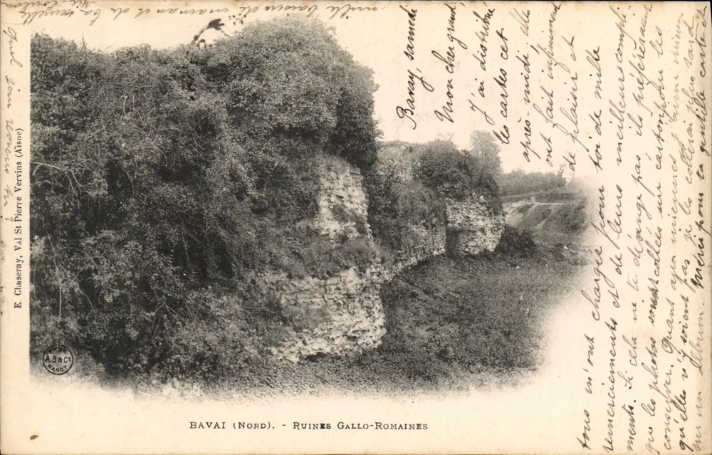 Bavay (Nord) - Ruínas Gallo-Romanas — E. Chaseray, Val St Pierre Verrins (Aisne) - Frente