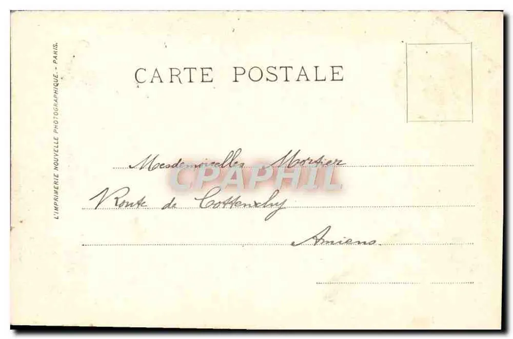 LILLE — A Porta de Paris — LL. — L'Imprimerie Nouvelle — n°34 - Verso