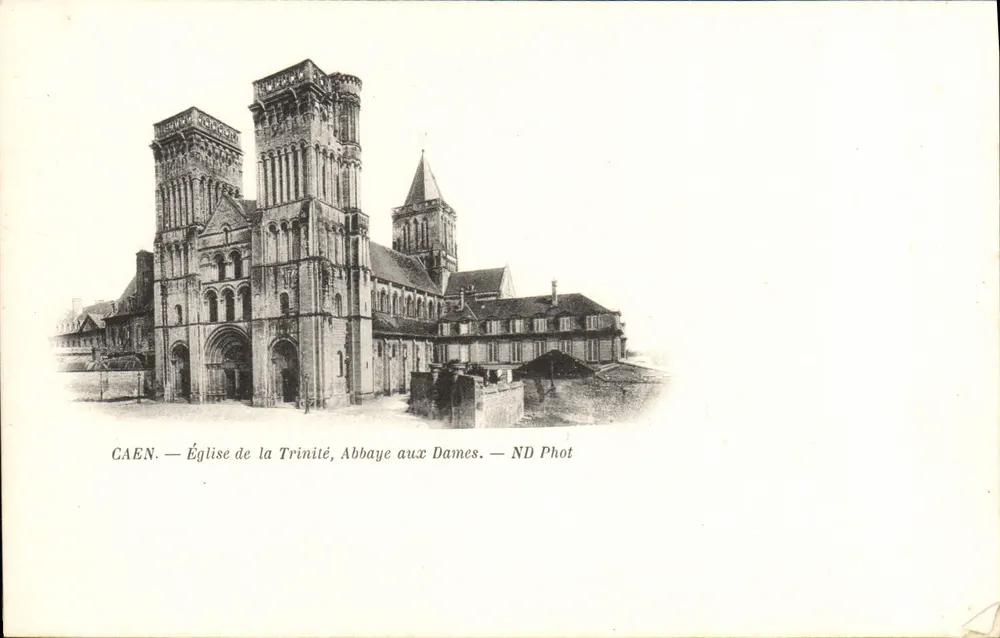 Caen — Igreja da Trindade, Abadia das Damas — ND Phot - Frente