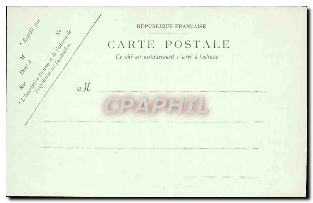 Le Mans — A Rue de Tessé — LL. — J. B. - Verso
