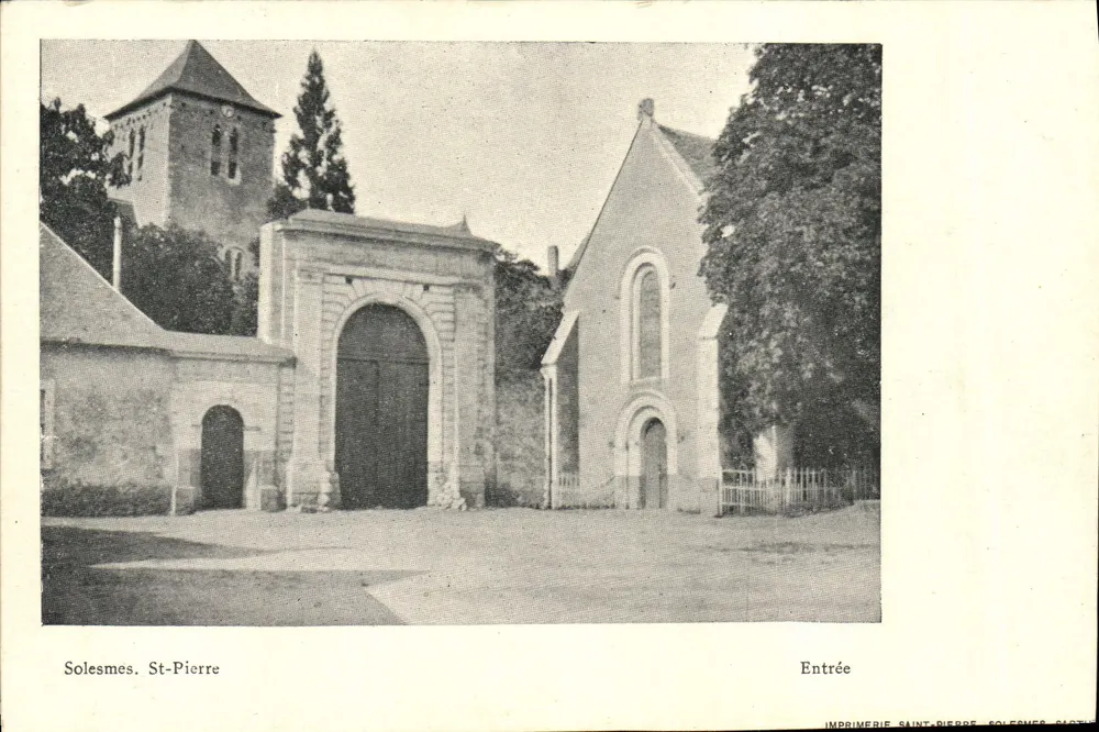 Solesmes. São Pedro — Entrada — Impressora São Pedro, Solesmes - Frente