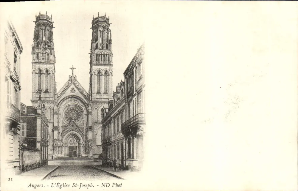 Angers — Katedra św. Józefa — ND Pbot - Awers