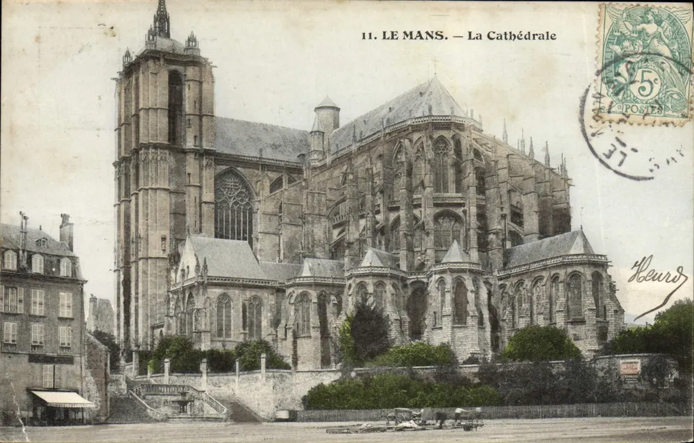 Le Mans — A Catedral — Editor desconhecido, n°11 - Frente