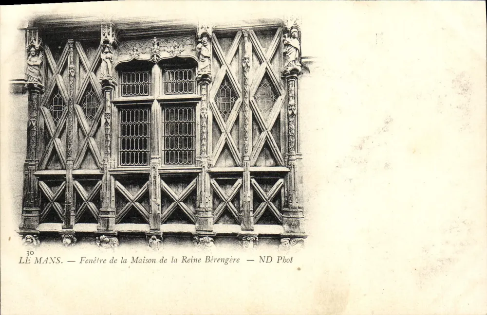Le Mans — Fenster der Maison de la Reine Bérengère — ND Phot - Vorderseite