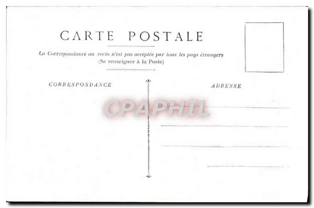 A. PAVY — Poranek w Sierpniu — Wydane przez firmę Couture Pavy et Cie, 1, Rue Meyerbeer - Rewers