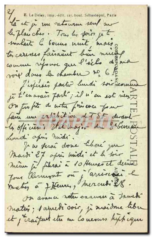 Versailles — Gärten von Madame Antoniette — Les Mauvaises - Rückseite