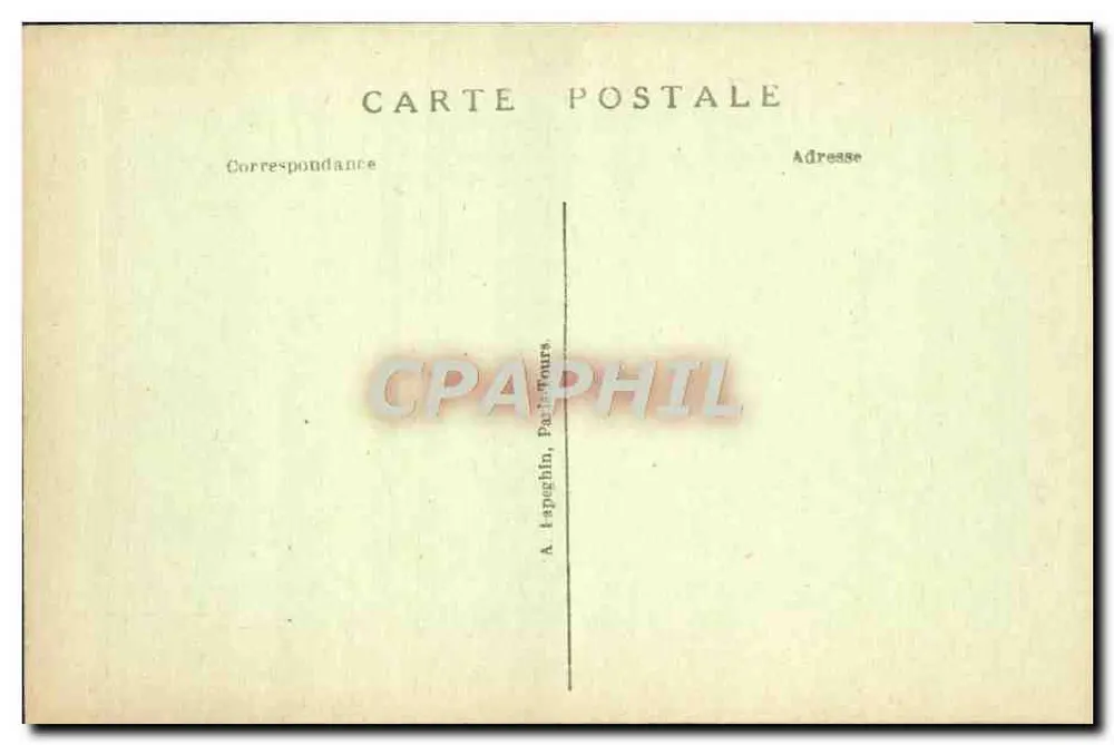 Malmaison (S.-et-O.) — Das Zimmer des Ersten Konsuls in den Tuileries — A.P. - Rückseite