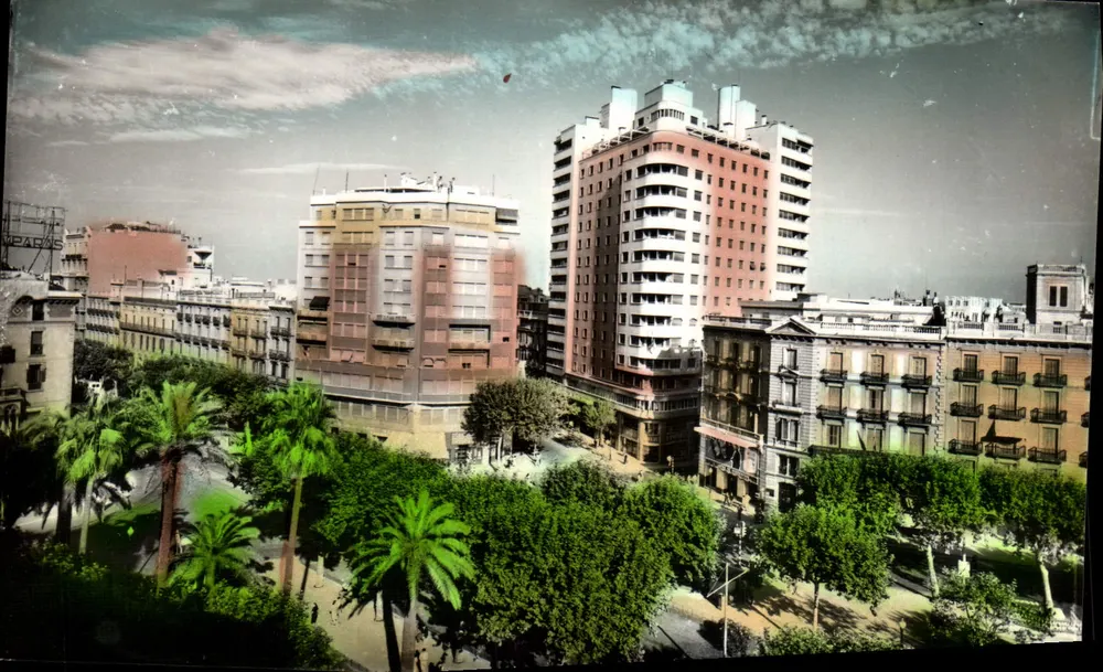 Barcelona — Plaza d'Urquinaona — Foto FISA, serie 2, n° 11 - Anverso