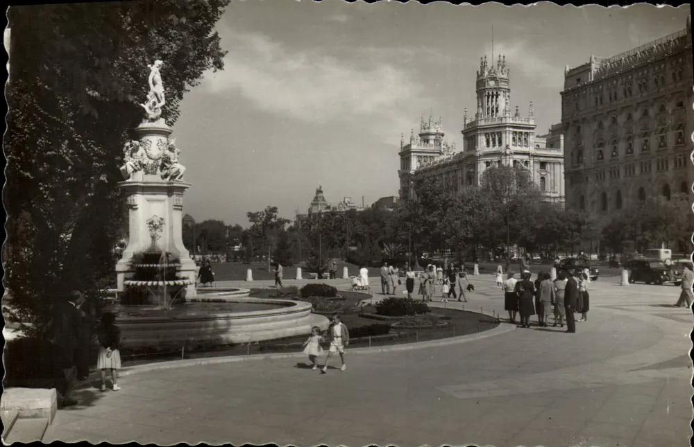Madryt — Promenada Prado — Wydawnictwo Garcia Garcia, Zaragoza - Awers