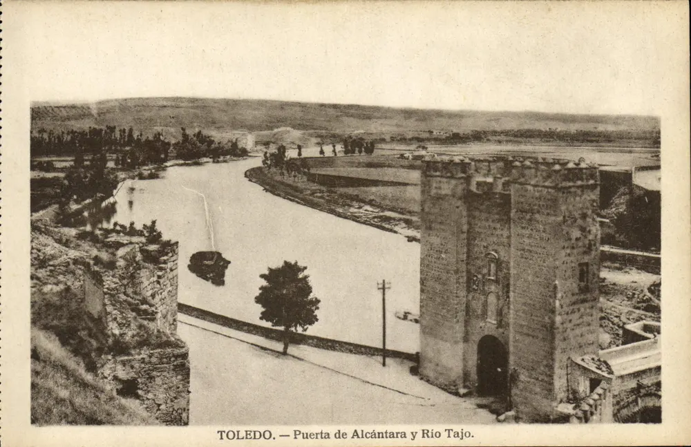 Toledo — Die Alcántara-Tür und der Fluss Tagus - Vorderseite