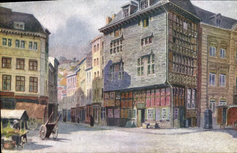 Liège — Quai de la Batte — Van Boeche e filhos, editor, rue de Hymmen, 14, Bruxelas - Frente