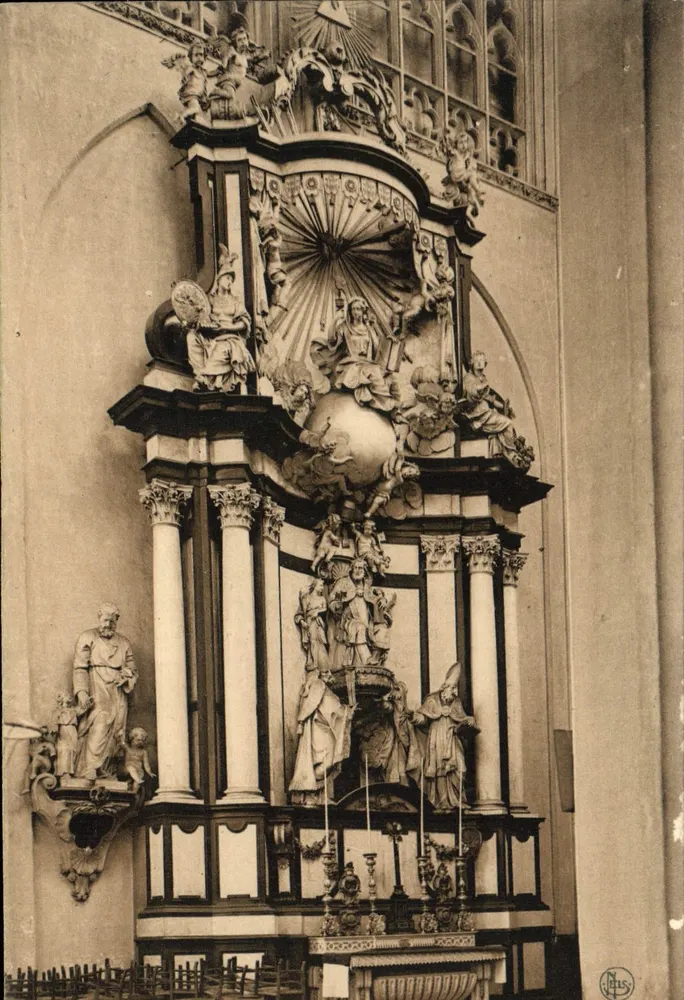 Altar des Heiligen Petrus — Kirche des Heiligen Petrus — Nola, Brüssel, Serie Louvain Nr. 9 - Vorderseite