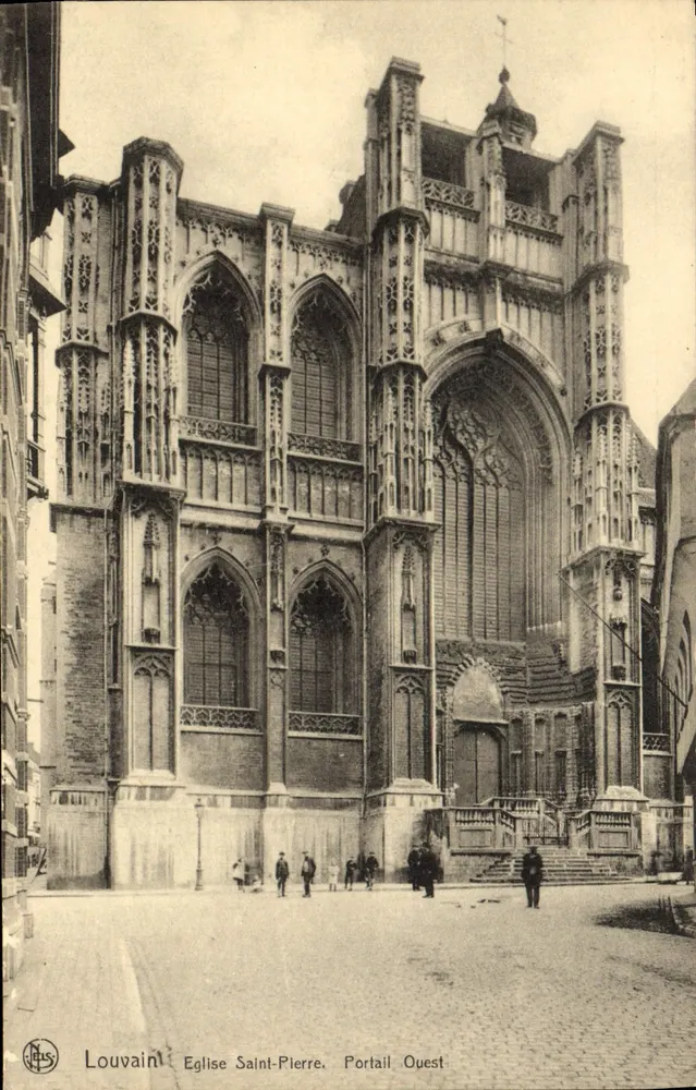 Louvain - Igreja de São Pedro, Portal Oeste — editor N. Thill, série 36, n° 14 - Frente