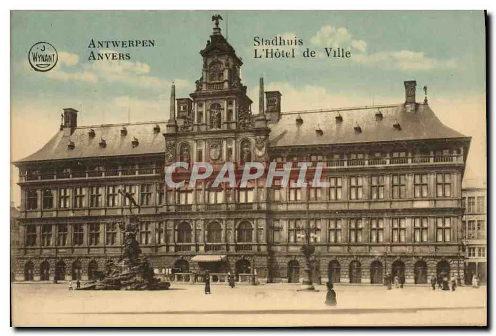 Antwerpen — Hotel de Ville — Wynant - Frente