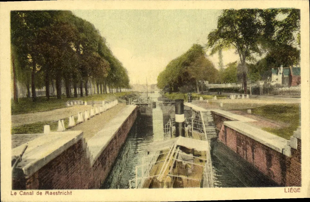 Der Kanal von Maastricht — Liège — Verlag: Grand Bazar — Seriennummer 482 - Vorderseite