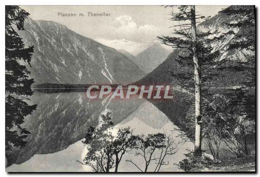 प्लैंससी म. थैनेलर — अल्पाइन झील का दृश्य — डॉ. ट्रेंकलर कं., लेप्ज़िग - आगे