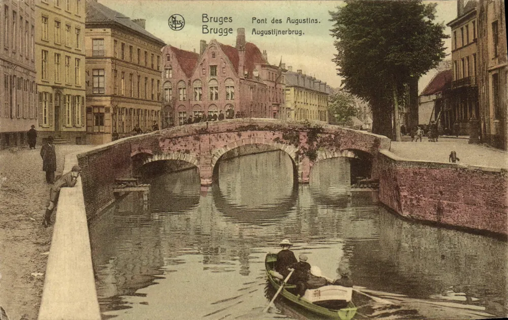 Bruges - Ponte dos Augustinos — editor BIS, número de série não visível - Frente