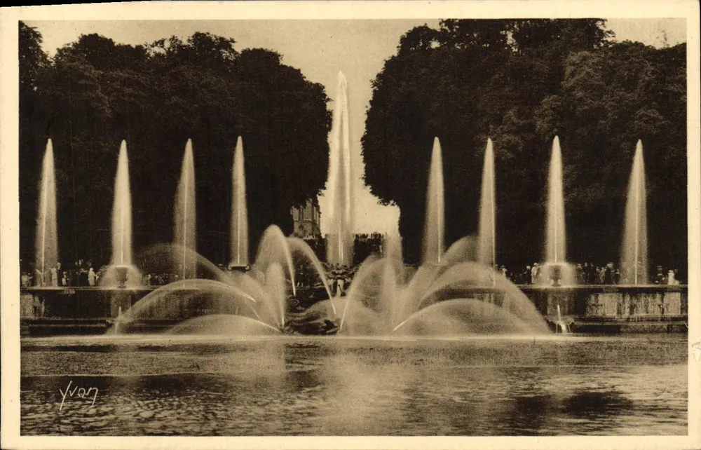 Neptunbecken — Versailles — Éditions d'Art Yvon - Vorderseite