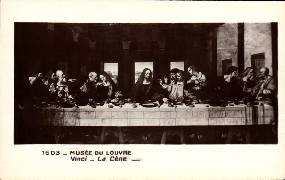 De Laatste Avondmaaltijd — Musée du Louvre — Vinci — 1603 - Voorkant