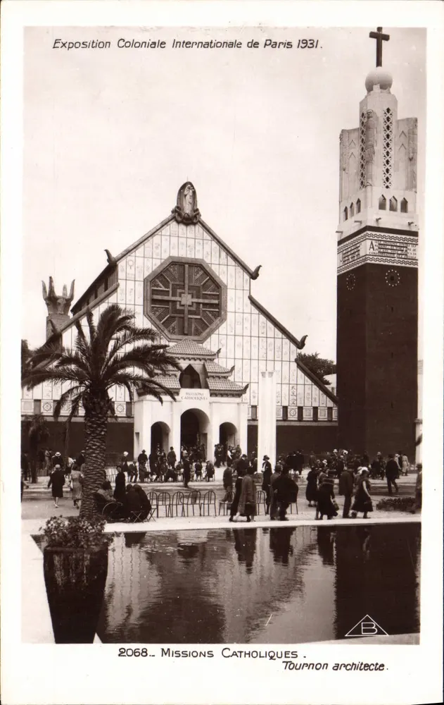 Exposición Colonial Internacional de París 1931 — Misiones Católicas — Tournon arquitecto - Anverso