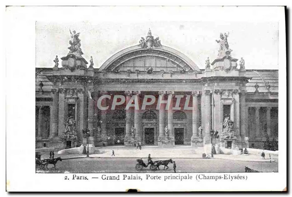 Paris — Grand Palais, Haupteingang (Champs-Élysées) — n°2 - Vorderseite