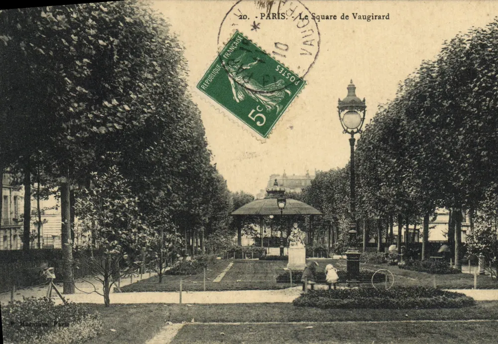 O Square de Vaugirard — Paris — editor P. Maumus, Paris - Frente