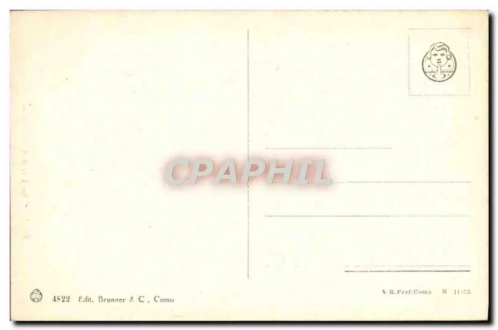 Rosta - Sacristia da Catedral — editor Brunner & C. Como, n° 4822 - Verso