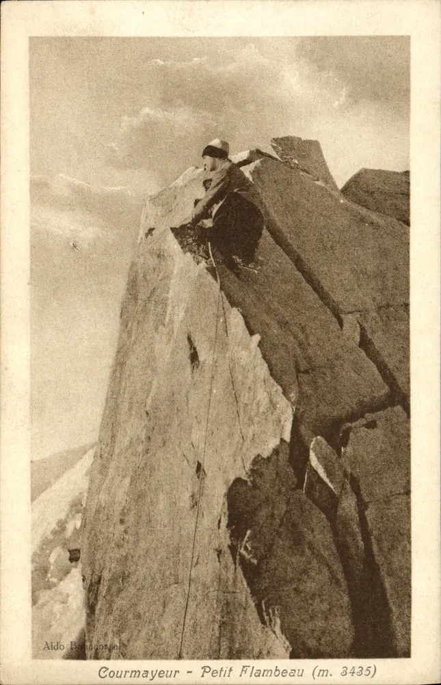 Courmayeur - Petit Flambeau (m. 3435) — Foto von Alido Bonagorza - Vorderseite