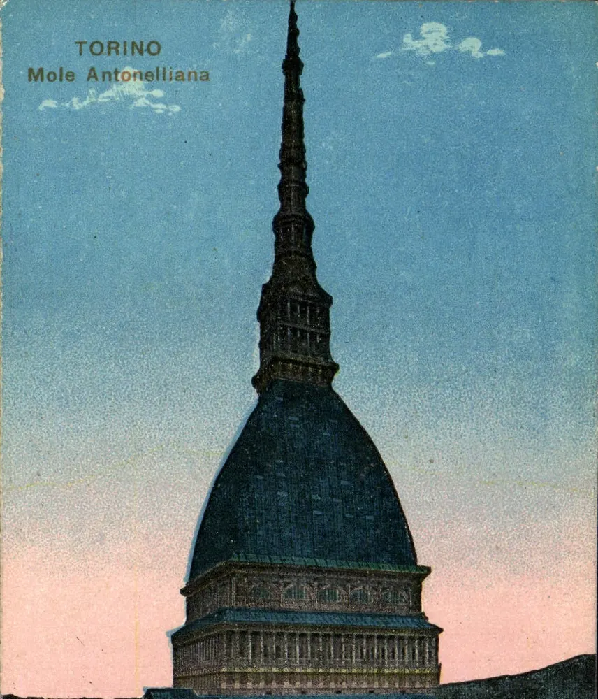 Turim - Mole Antonelliana — editor Visto Rev. Stampa, Milão - Frente