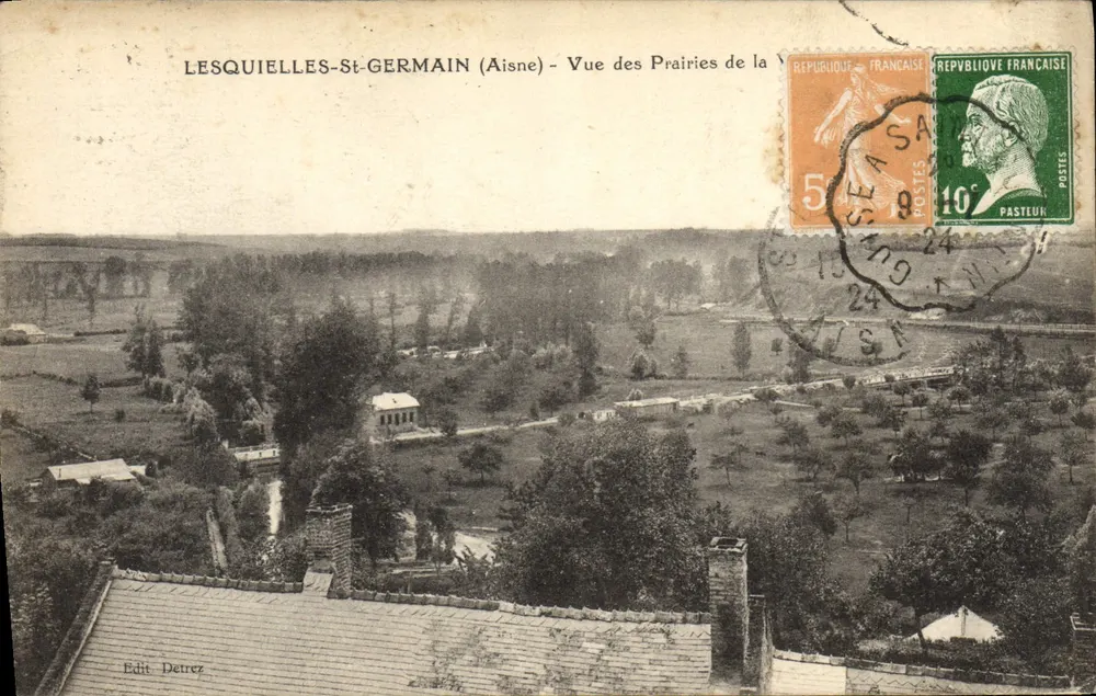 Lesquielles-St-Germain (Aisne) — Ansicht der Prairies von — Edit Detrez - Vorderseite