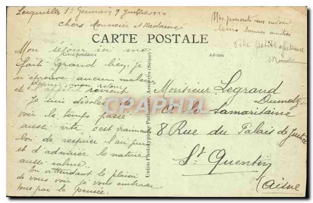 Lesquielles-St-Germain (Aisne) — Ansicht der Prairies von — Edit Detrez - Rückseite