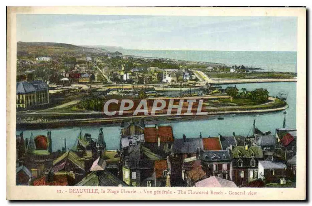 Deauville, Die Blühende Strände — Allgemeiner Blick — Ausgabe La Cigogne, Deauville - Vorderseite