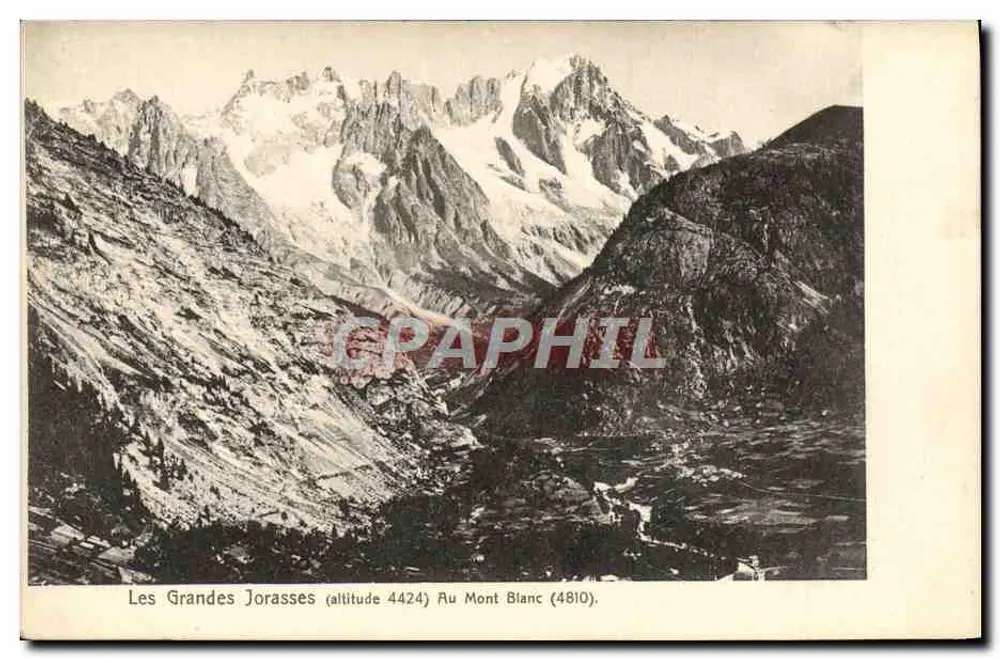 Die Great Jorasses (Höhe 4424) am Mont Blanc (4810) — Henry Genta, Turin-München-Hamburg - Vorderseite