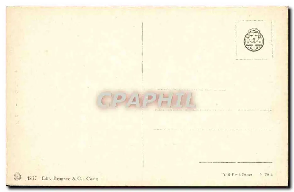 Aosta - Porta Pretoria — wydawca Brunner & C., Como, nr 4877 - Rewers