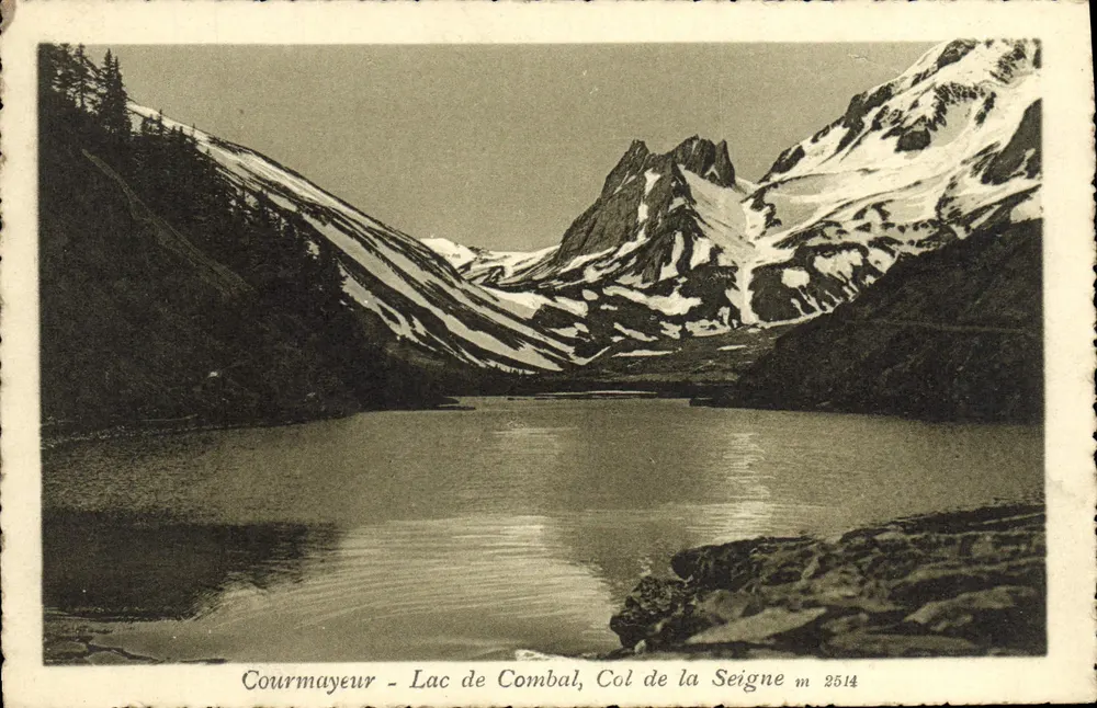 Courmayeur - Lago de Combal, Passo da Seigne m 2514 - Frente