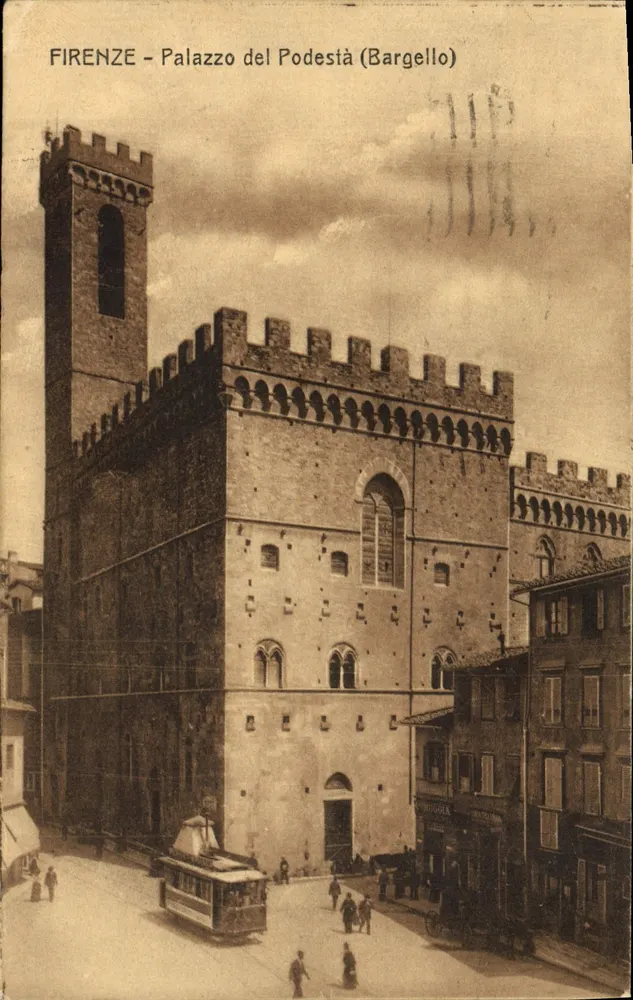 FIRENZE - Palazzo del Podestà (Bargello) — editor desconocido, número de serie no visible - Anverso