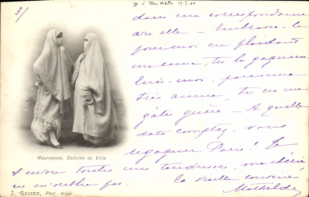 Mauresques, Stadtkleidung — J. Geiser, Alger, Nr. 31 - Vorderseite