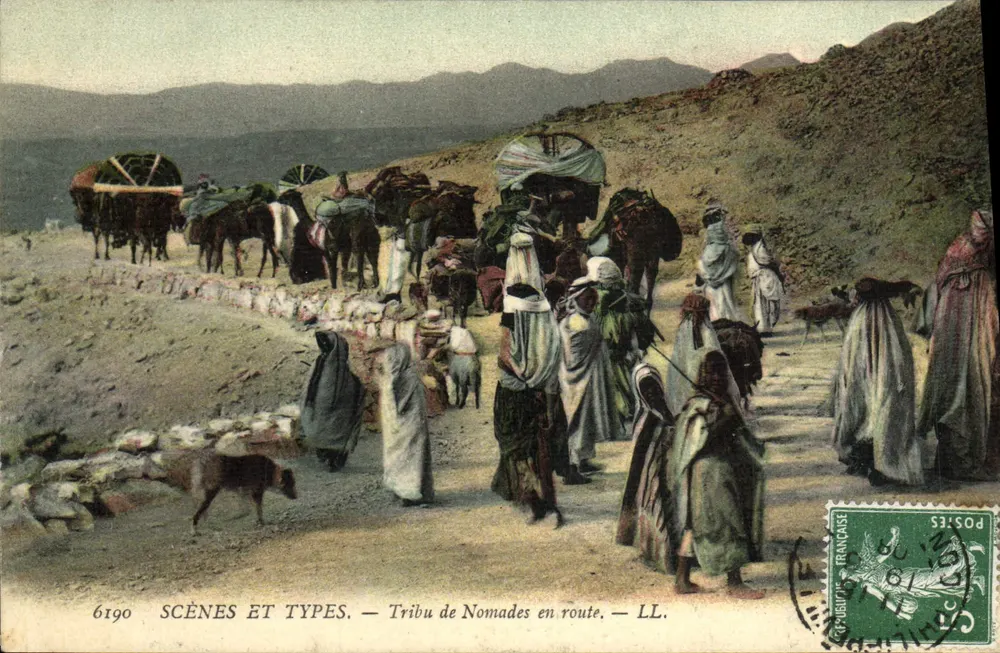 Nomadentribu unterwegs — SCÈNES ET TYPES — LL. — Nr. 6190 - Vorderseite