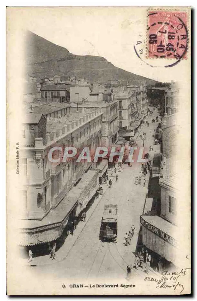 Oran — Il Boulevard Séguin — Collezione Idahé P. S. - Recto