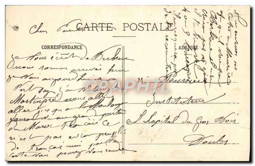 Berkane (Marrocos). O Mercado — Editor G. Dreyfart, Orne — Venda Marrocos - Verso