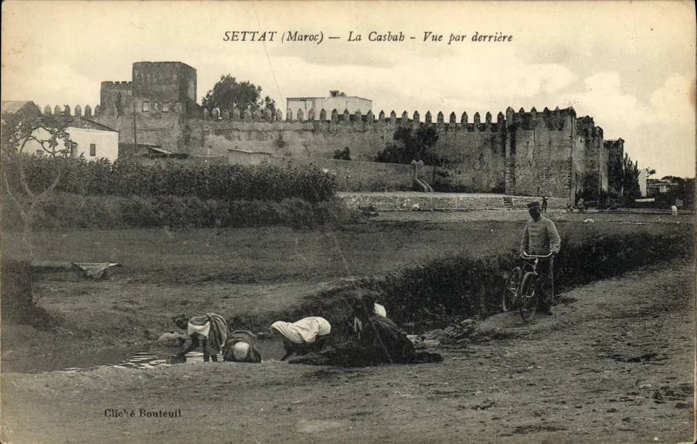 Settat (Marokko) — Die Kasbah — Ansicht von hinten — Cliché Bouteuil - Vorderseite