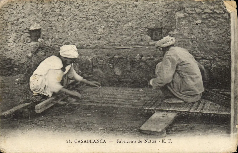 Casablanca — Fabricants de Nattes — K. F. - Frente