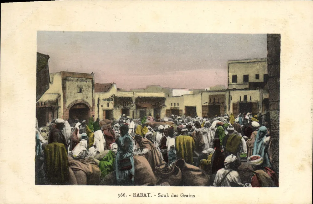 Rabat - Souk dos Grãos — Edições de Rabat, n° 566 - Frente