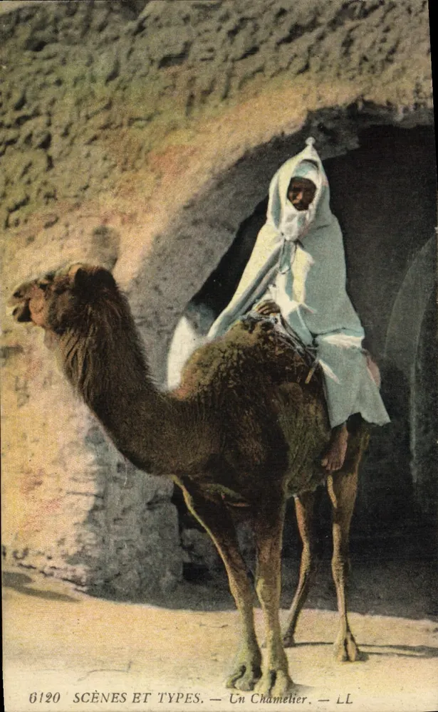 Um camelô — SCÈNES ET TYPES — LL — n° 6120 - Frente