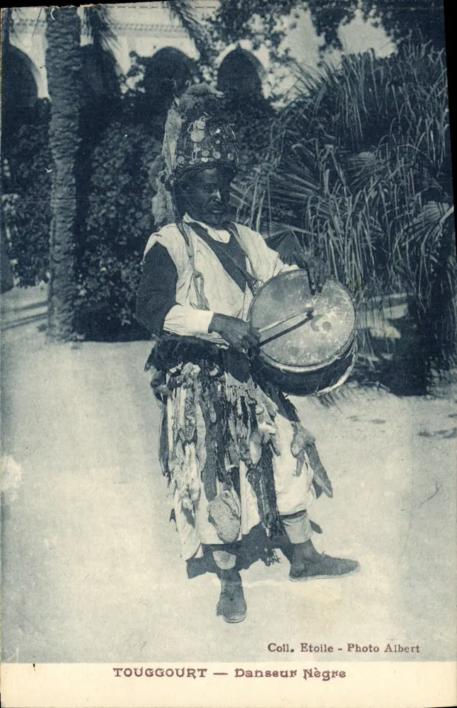 Touggourt — Tancerz czarny — Coll. Etoile - Foto Albert - Awers