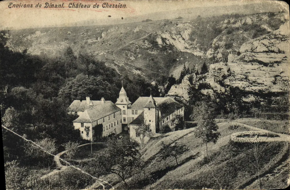 Château de Chession — Environ de Dinant — Éditeur : Château de Chession - Frente