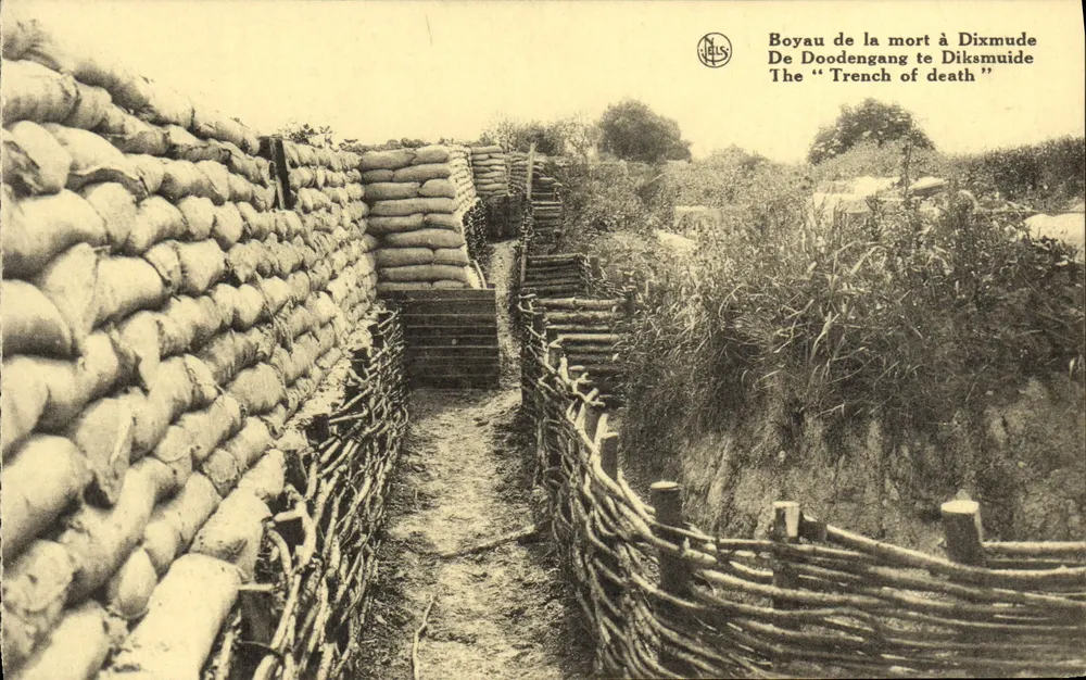 Todesgraben in Dixmude — Todesgraben — O.N.I.G. Kriegsstandorte - Vorderseite