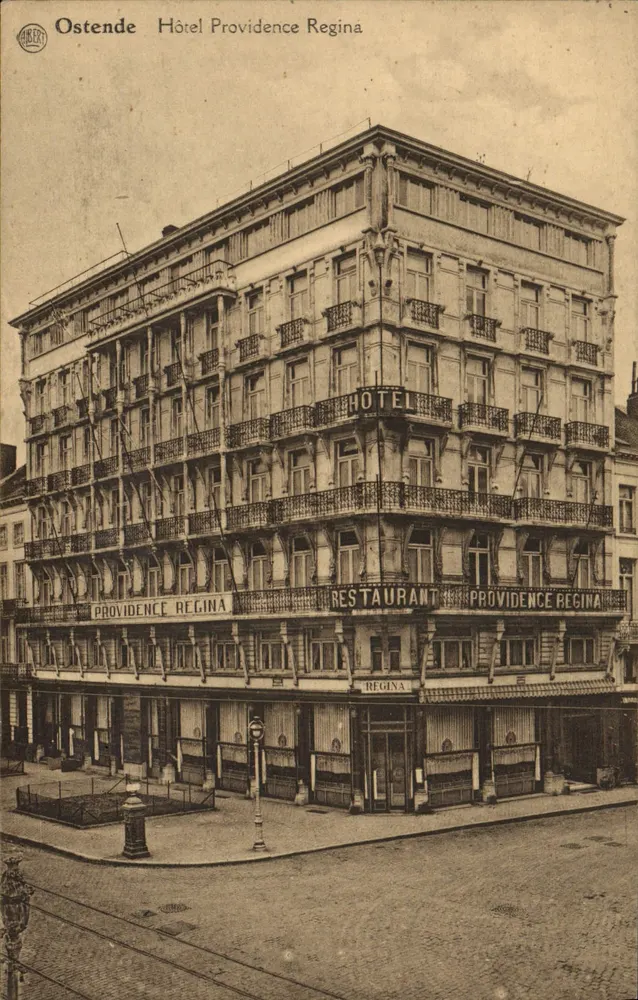 Ostende — Hotel Providence Regina — uitgever A. Dohmen, Brussel - Voorkant